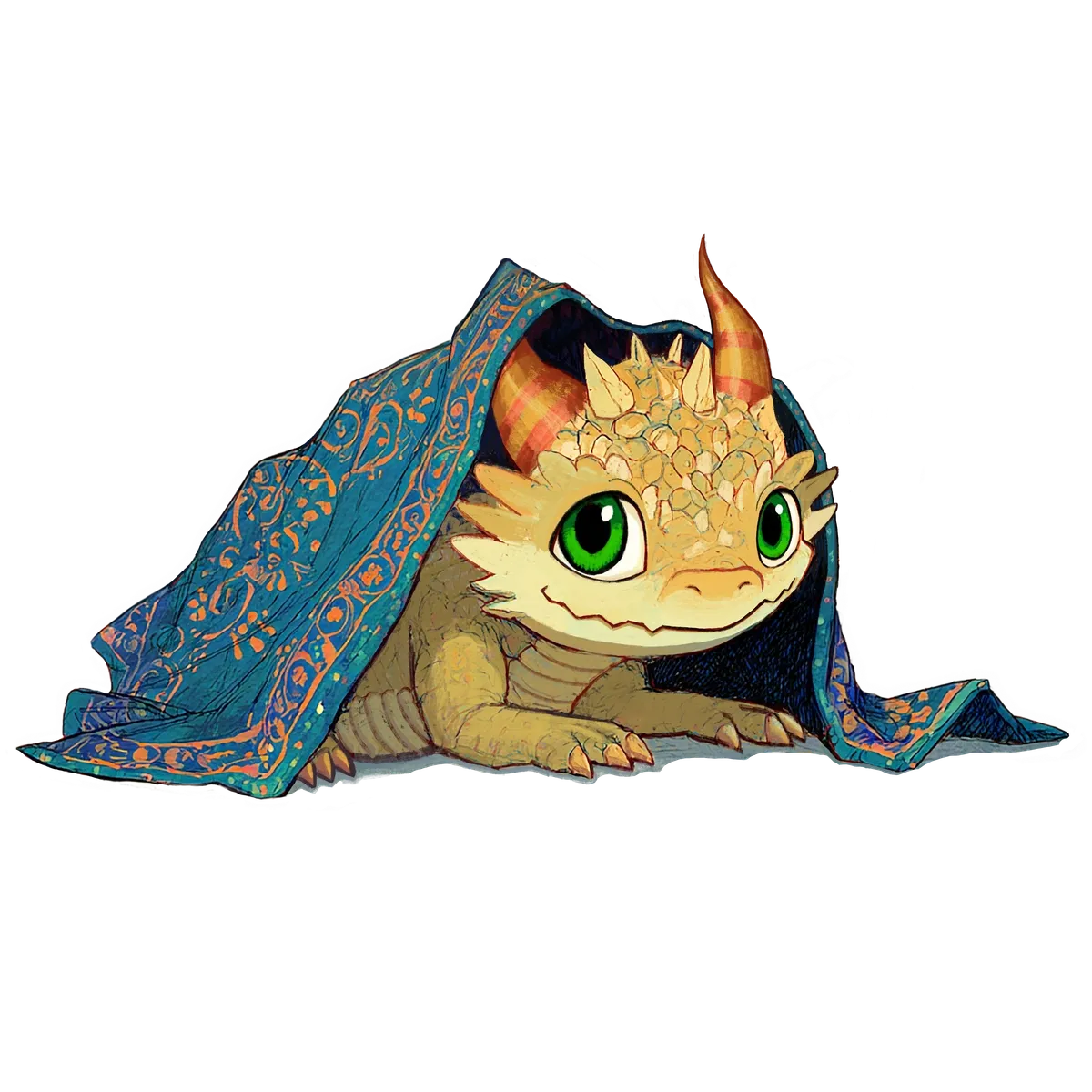 Sol, a drakeling from The Wandering Dragon Café